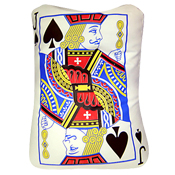 032-1, Almohada decorativa en forma de carta de poker, los precios mostrados son mínimos ya que estos varían conforme a las características solicitadas, favor de contactar para obtener una cotización exacta